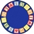 Blocks of Love Rug - Round - 5'4" - JC1651H - Joy Carpets
