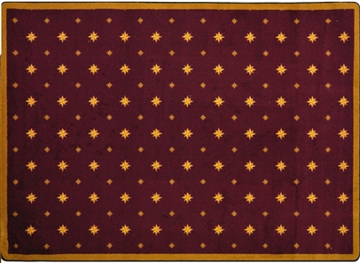Walk of Fame Rug - Burgundy - Rectangle - 7'8" x 10'9" - JC1667D04 - Joy Carpets