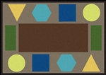 Sitting Shapes Rug - Earthtone
