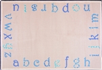 Polka Dot ABC's Rug