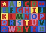 Oversize Alphabet Rug