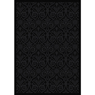 Damascus Rug - Black - Rectangle - 3'10" x 5'4" - JCX1755B01 - Joy Carpets