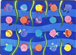 Friendly Fish Learning Rug