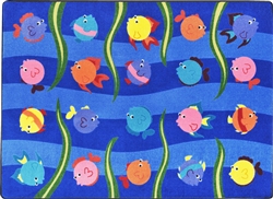Friendly Fish Learning Rug - JC1798XX - Joy Carpets
