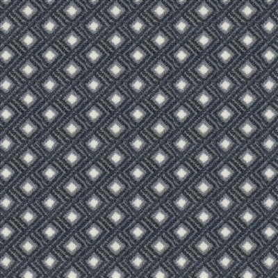 Diamond Lattice Wall-to-Wall Carpet - Smoke - 13'6"