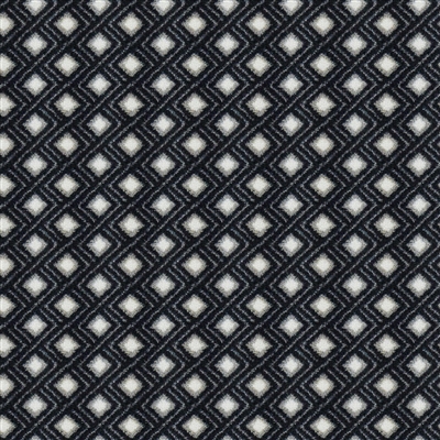 Diamond Lattice Wall-to-Wall Carpet - Charcoal - 13'6"