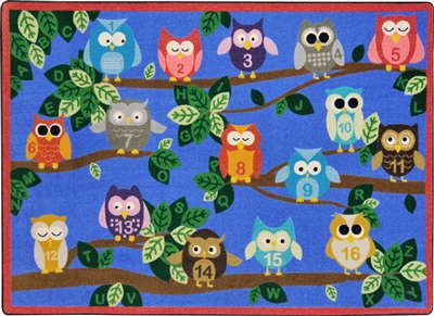 It's A Hoot Rug - JCX1863XX - RTR Kids Rugs