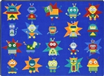 Robot Invasion Rug