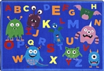 Alphabet Monster Mash Rug