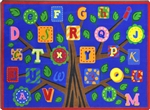 Alphabet Leaves Rug