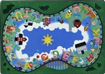 Alphabet Railway Rug