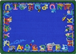 Choo Choo Letters Rug