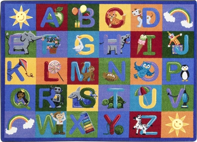 Learning Letter Sounds Rug - JCX1926XX - RTR Kids Rugs