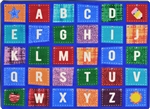 Alphabet Upcycle Rug